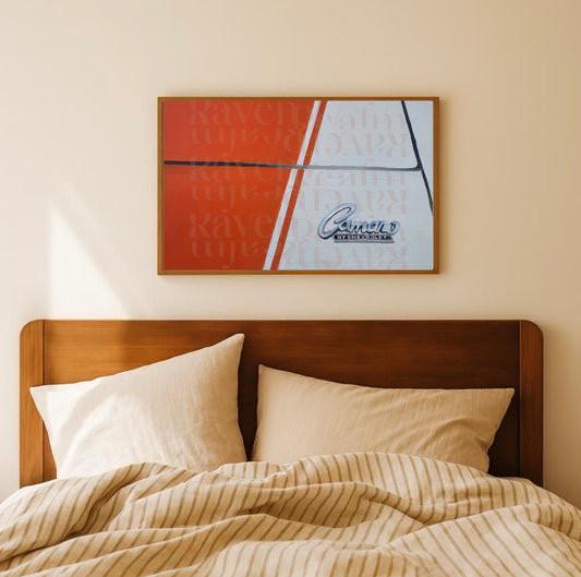 1969 Camaro Poster: Car Enthusiast Wall Art