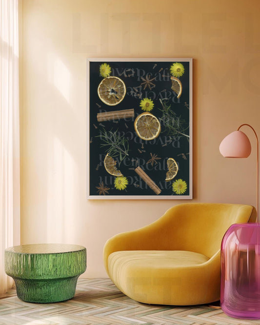 Oranges And Cinnamon Prints: Herbalist, Simmer Pot, Wall Art