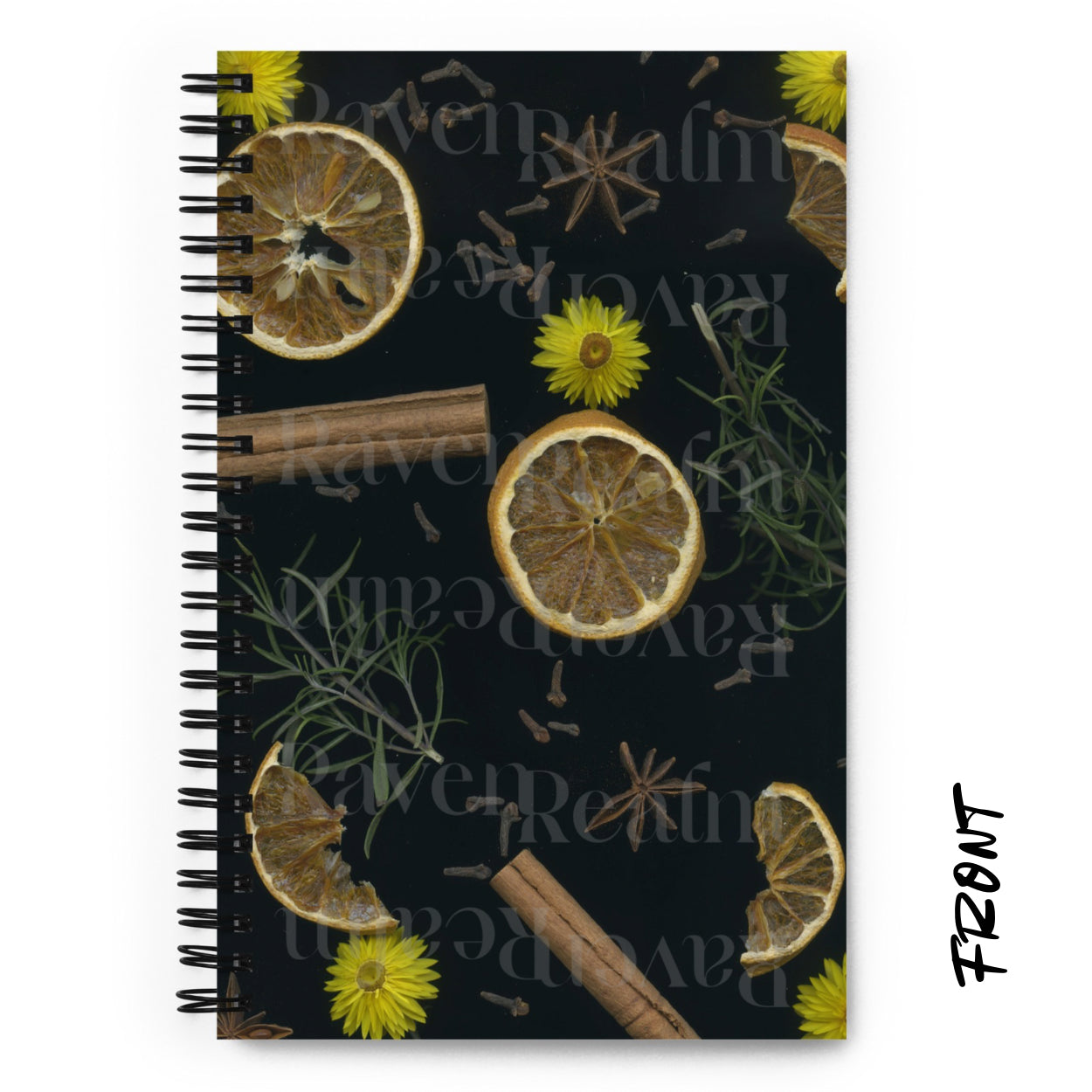 Oranges And Cinnamon Spiral Notebook: Herbalist Supplies, Simmer Pot, Soft Cover Notebook